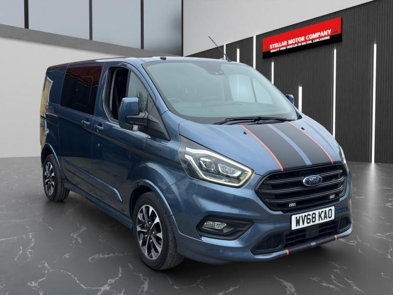2018 Ford Transit Custom 2.0 TDCi 170ps Low Roof D/Cab Sport Van Auto PANEL VAN DIESEL Automatic