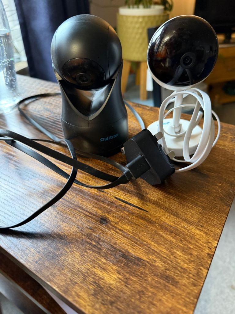 Owltron home cameras - £40