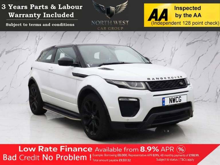 2016 Land Rover Range Rover Evoque 2.0 TD4 HSE Dynamic 3dr Auto COUPE DIESEL Automatic