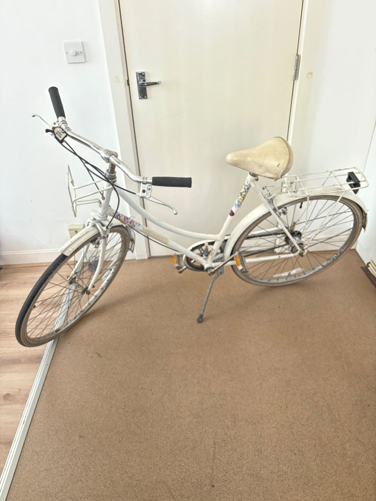 Raleigh Caprice Flowers Ladies Dutch Style Loop Town Bike Bicycle Liz Pepperell