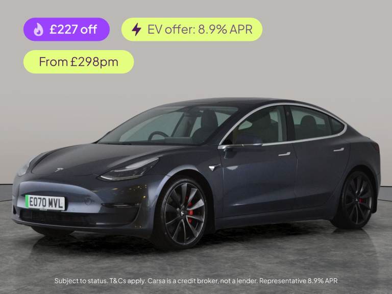 2020 Tesla Model 3 (Dual Motor) Performance Saloon 4dr Electric Auto 4WDE (Performance Upgrade Sa...