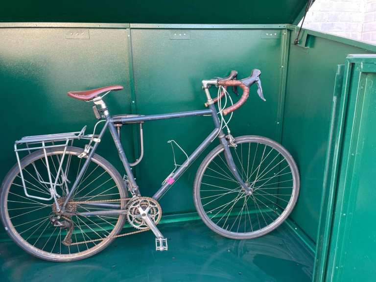 Asgard 7x4 Access Green Bike Shed