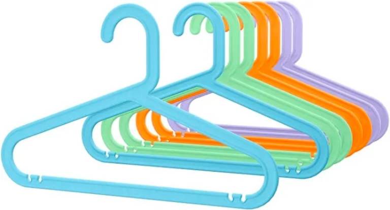 A bundle of IKEA Children's / kids coat-hanger, Mixed Colours Clothes Hangers 