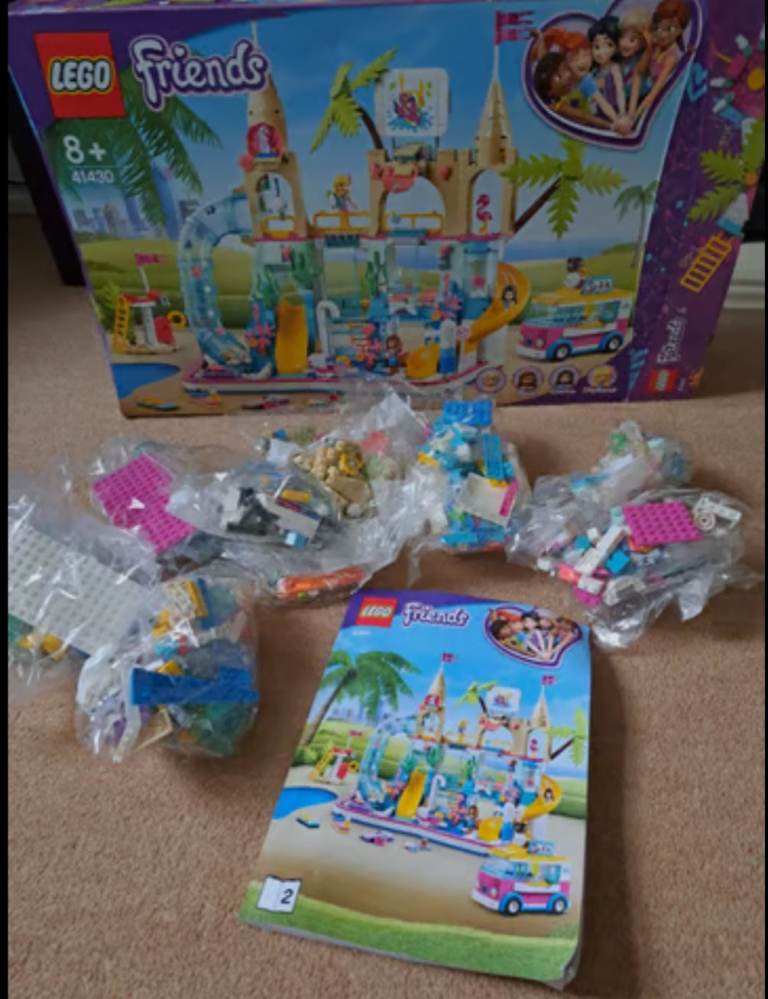 Lego Friends summer fun water park RARE set 