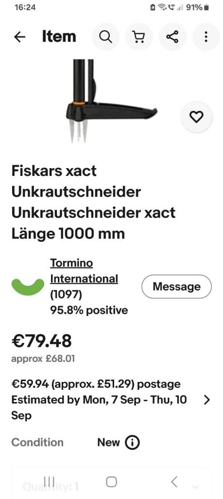 Fiskars weed puller