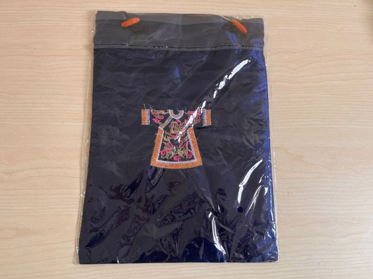 Decorative Embroidered Shoe Bag..
