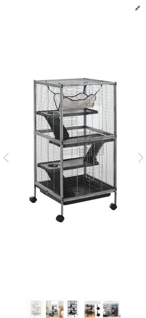 3 tier rat or chinchilla cage