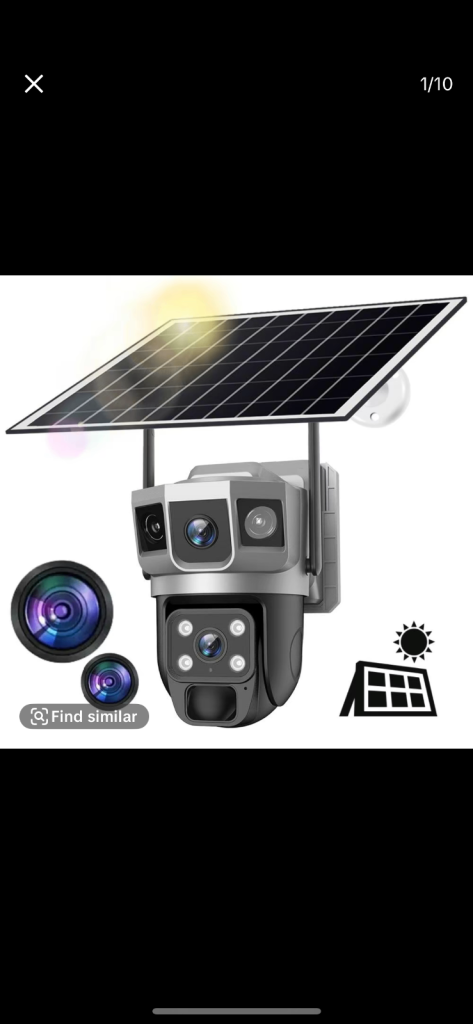 Brand new solar security camera 