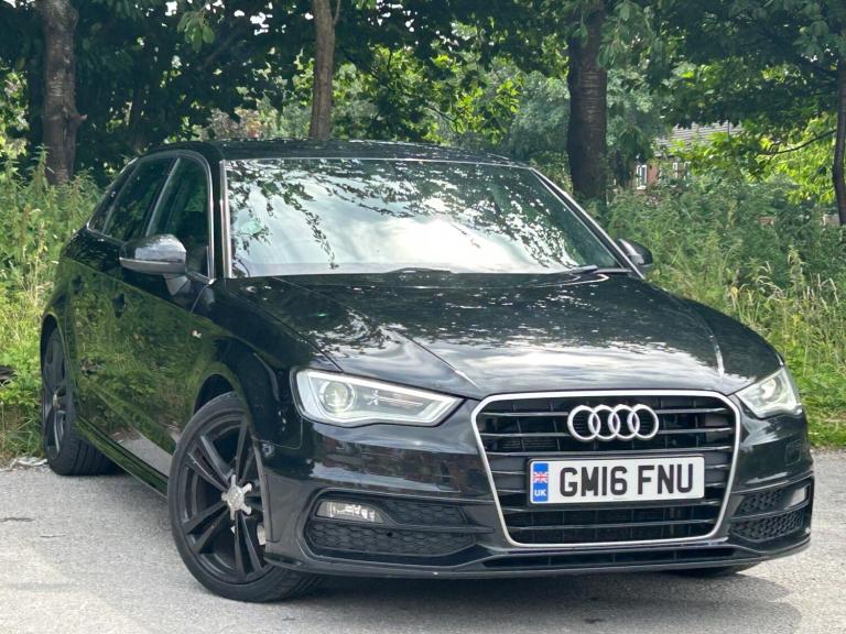 2016 Audi A3 2.0 TDI S line Sportback S Tronic Euro 6 (s/s) 5dr (Nav) HATCHBACK Diesel Automatic