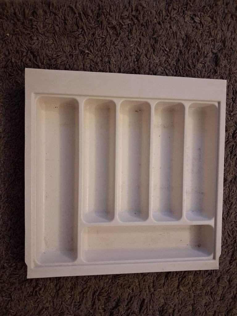 FREE cream plastic cutlery tray