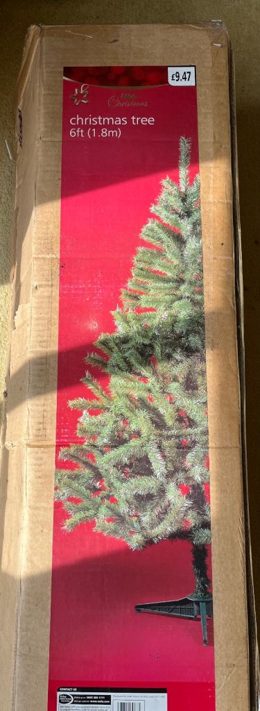 6ft artificial Christmas tree FREE 