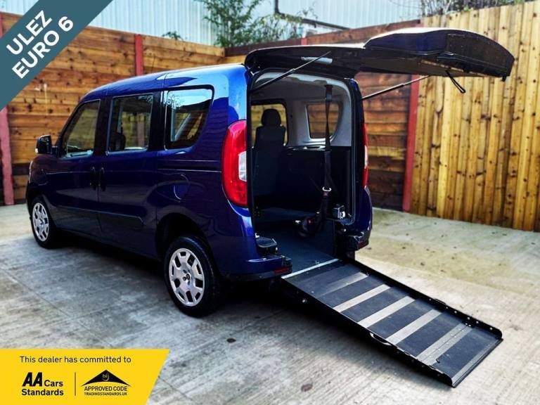 2019 Fiat Doblo 3 Seat Wheelchair Accessible Disabled Access Vehicle WAV MPV Petrol Manual
