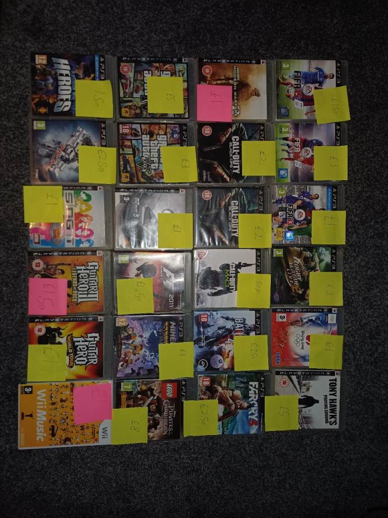 Ps3 and wii games for sale