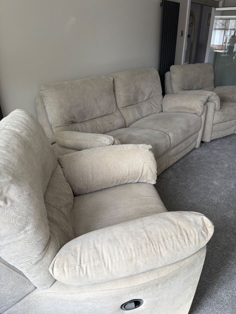 Three Piece Suit Sofa and Armchairs 