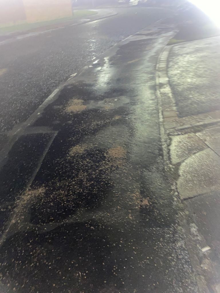 salt spreading or snow clearing 