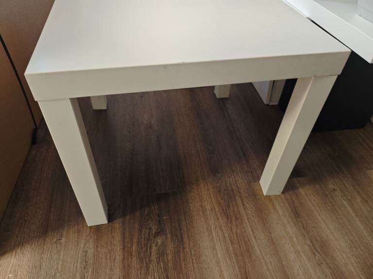White coffee table