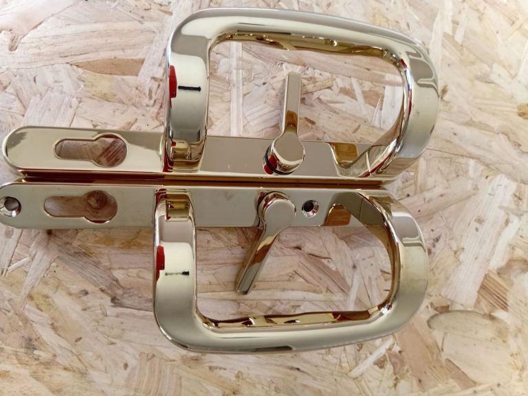 UPVC patio door handle Gold