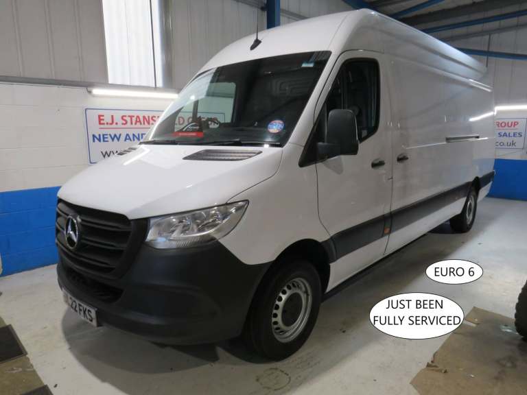 2022 Mercedes-Benz Sprinter 3.5t L3H2 Progressive Van 147BHP PANEL VAN Diesel Manual