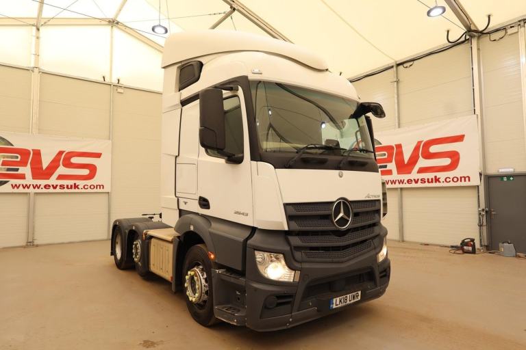 2018 (18 PLATE) Mercedes Benz Actros 2543 6x2 Euro 6 Tractor Units