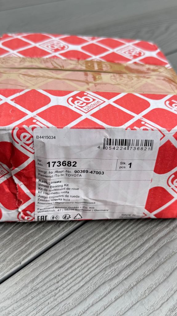 Febi 173682 Wheel Bearing Kit for Toyota