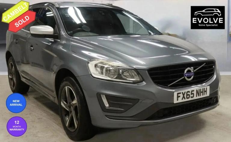 2015 Volvo XC60 2.0 D4 R-Design Nav SUV 5dr Diesel Manual Euro 6 (s/s) (190 ps) SUV Diesel Manual