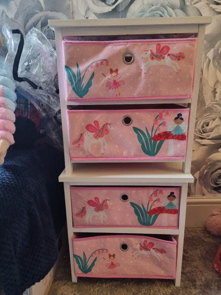Set of 2 girls drawers 