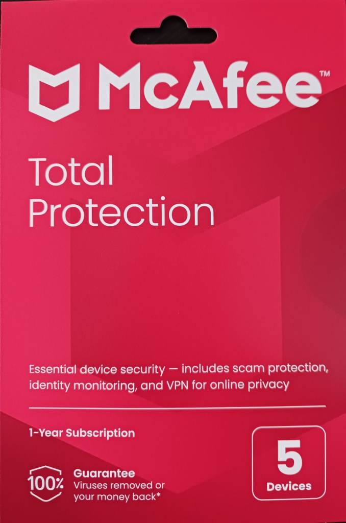 McAfee Total Protection – 5 Devices