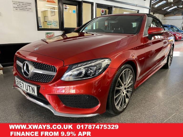 2017 67 MERCEDES-BENZ C-CLASS 2.1 C220D AMG LINE (PREMIUM PLUS) CABRIOLET 2DR DI