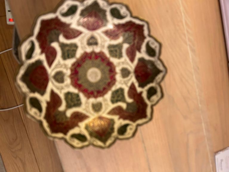 Metal brass bowl 8 ins 