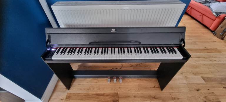 Mustar Upright Digital Piano - 88 Semi Weighted Keys - 3 Pedals