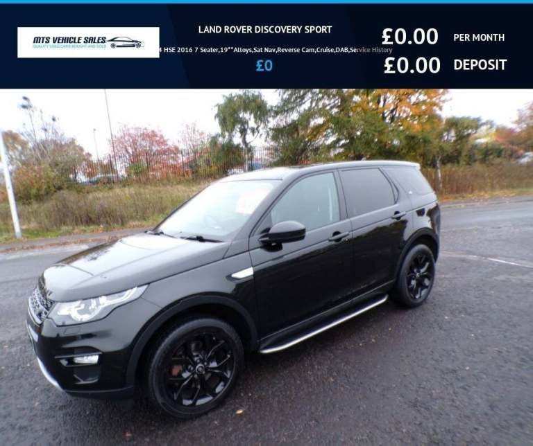 2016 Land Rover Discovery Sport 2016 7 Seater,19*Alloys,Sat Nav,Reverse Cam,Cruise,DAB,Service Hi...