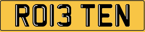 ROB 10 Cherished Registration Number Plate ROBERT Robin ROBBIE Roberta ROBBY