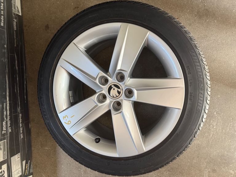 Skoda Fabia 2015 Alloy, tire & jack 