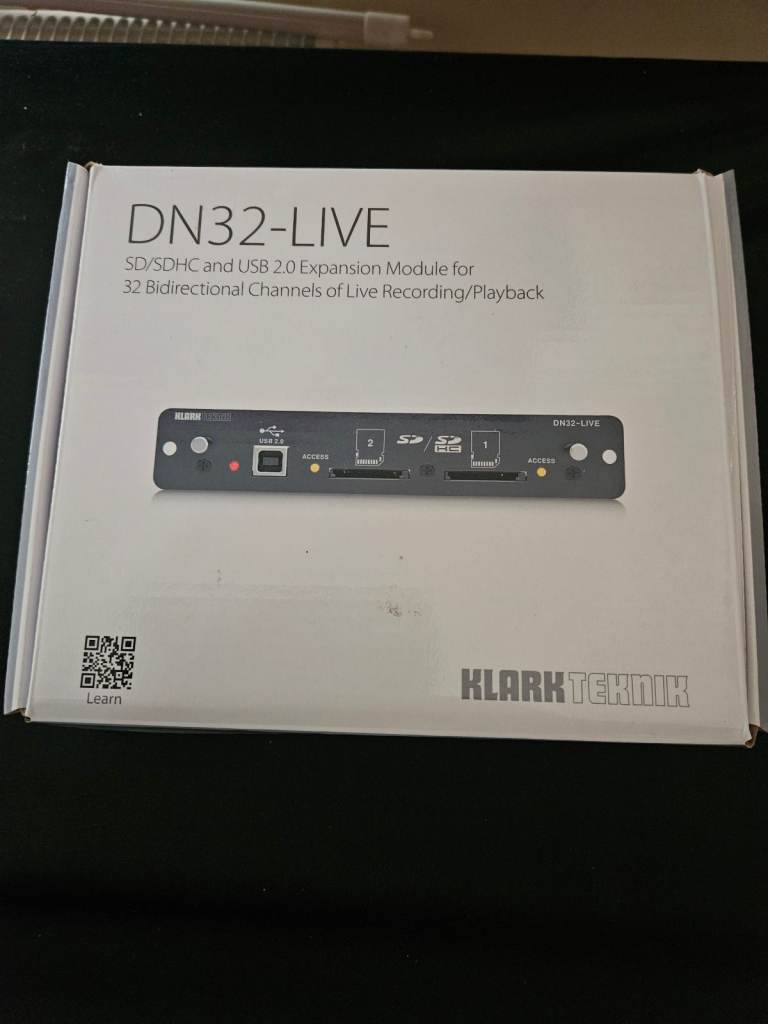 Klark Teknik DN32-LIVE 32 Channel SD/SDHC and USB Expansion Module
