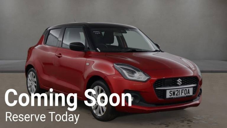 2021 Suzuki Swift 1.2 Dualjet MHEV SZ-T Hatchback 5dr Petrol Hybrid CVT Euro 6 (s/s) (83 ps) Hatc...