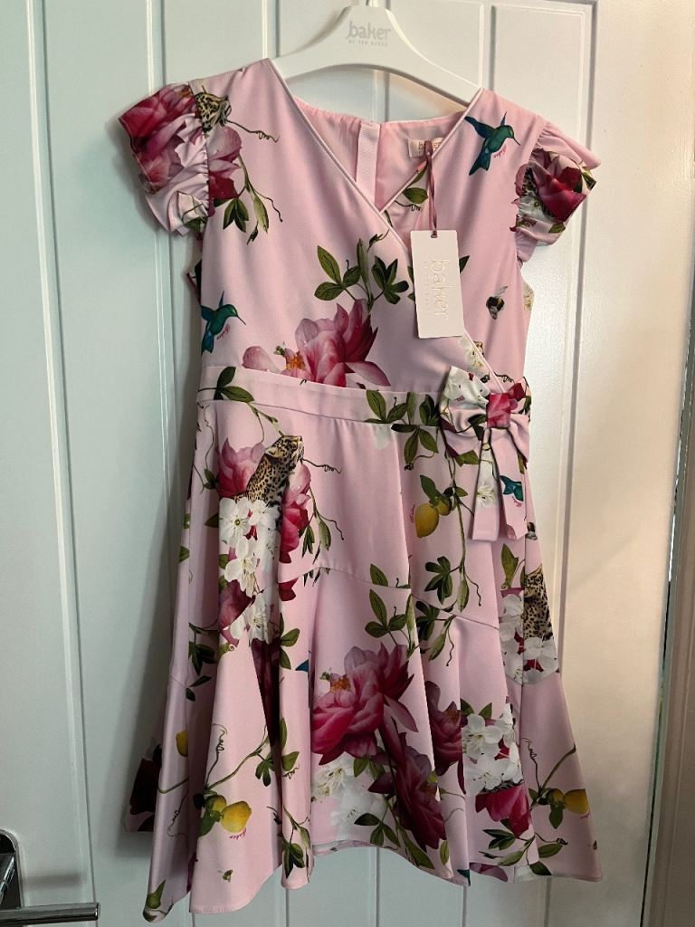 Ted Baker Kids Pink Floral Dress - New with Tags