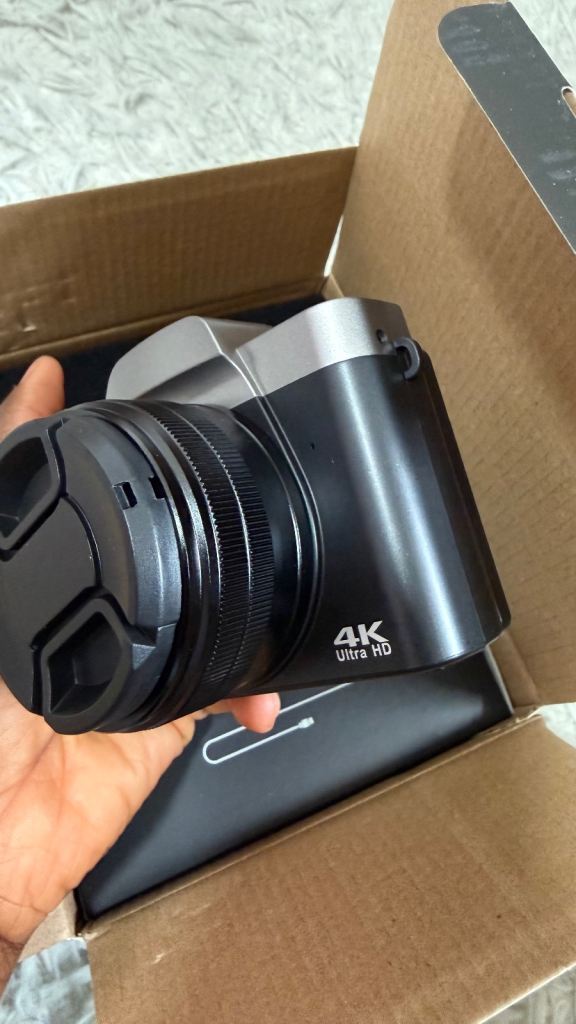 New 4K Ultra HD Digital Camera, Black