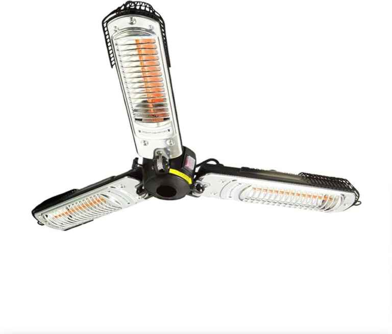 NEW SEALED SCHALLEN HALOGEN GARDEN PARASOL UMBRELLA OUTDOOR INFRARED 3 PANEL PATIO HEATER