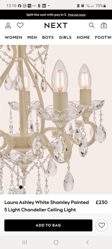 Laura Ashley Chandeliers