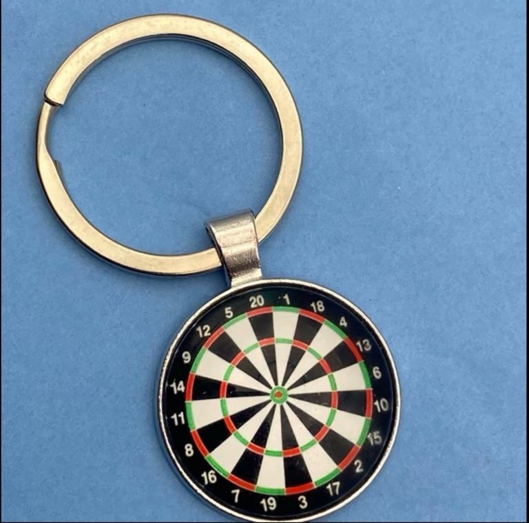 Dartboard Keyring 