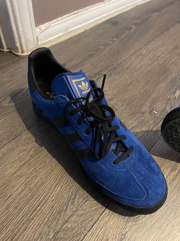 Adidas keglersuper blue trainers size 11