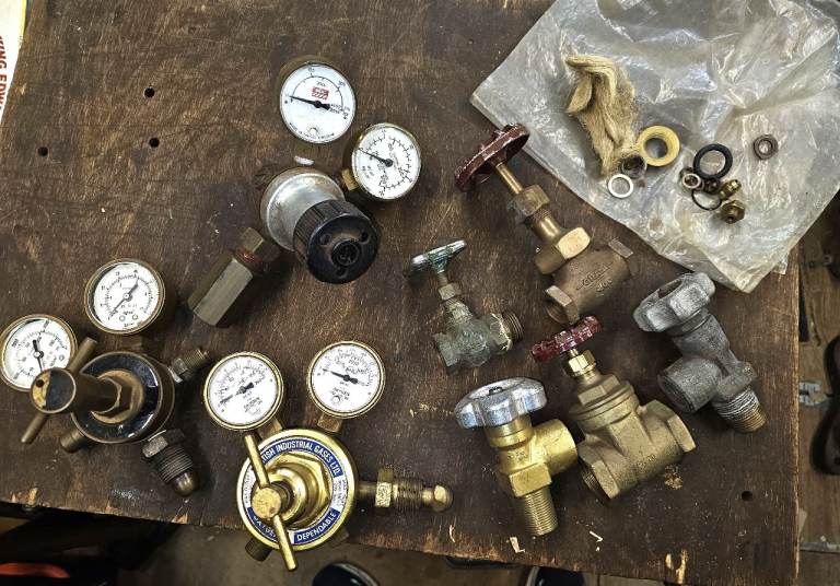 Oxygen Acetylene Regulator Set, Welding Regulators Oxygen &Acetylene Gauges