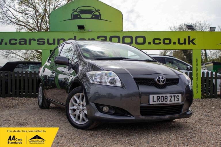 2008 Toyota Auris 1.6 Auris T3 VVT-i Semi-Auto 5dr Hatchback Petrol Automatic