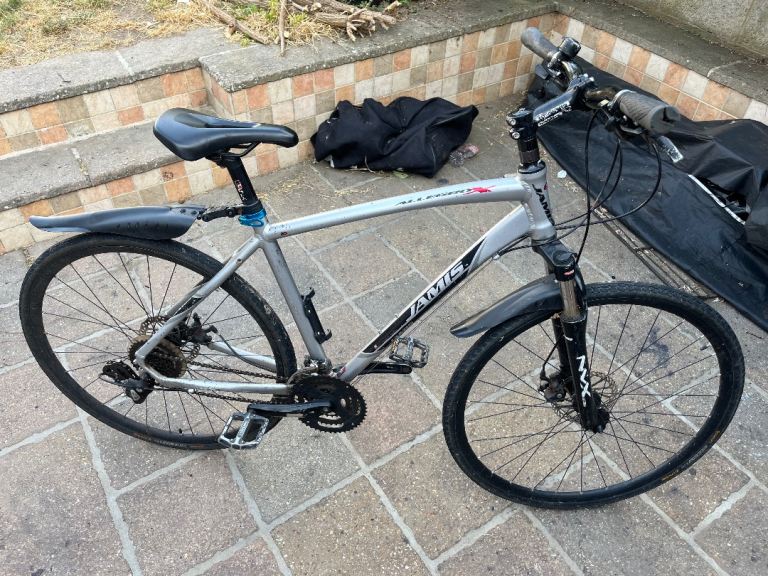 JAMIS Hybrid Bike – Silver, Good Condition
