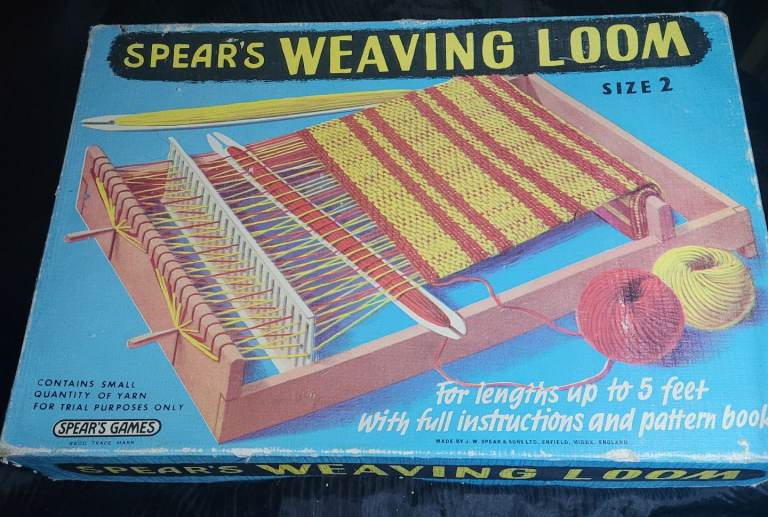 Vintage Spears Weaving Loom Size 2 Classic Craft Activity 1950/60’s 