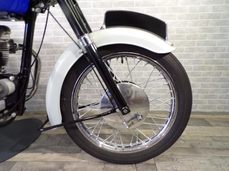 1959 TRIUMPH T120 BONNEVILLE Royal Blue Pearl Grey Fully Restored Rare Exclus...