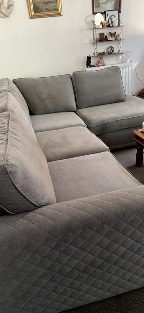 Grey DFS corner sofa good condition 