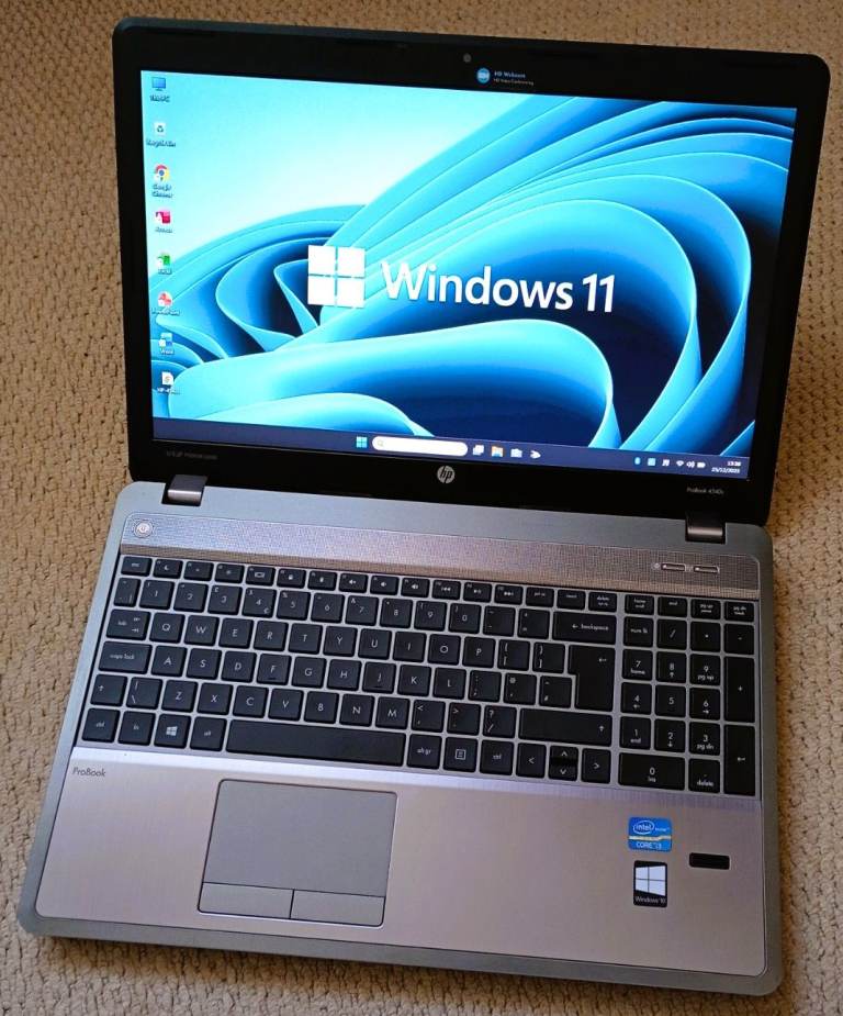 HP-PROBOOK-4540S*INTEL i3*WINDOWS 11*OFFICE 2024 PRO*240GB SSD*8GB RAM*