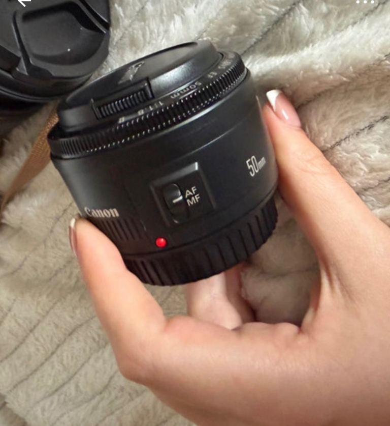 Canon EF 50mm f/1.8 STM Lens - Good Condition
