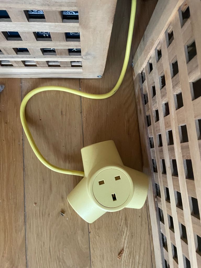 Ikea yellow extension lead 